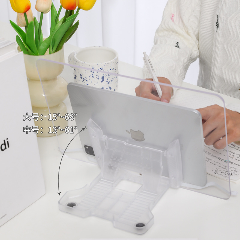 Acrylic Transparent Reading St - Laptop Accessories Holder ulasan dan harga