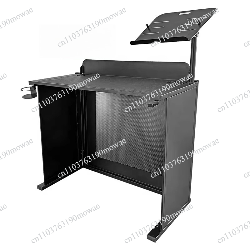 Steel DJ table with integrated - Laptop Accessories Table ulasan dan harga