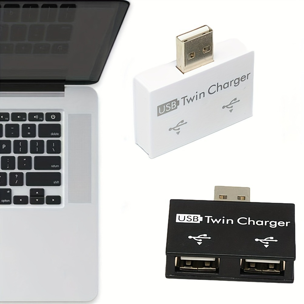 USB2.0 Splitter 1 Male To 2 Po - Laptop Accessories And Parts ulasan dan harga