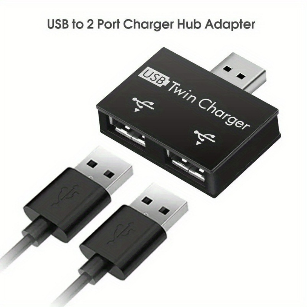 USB2.0 Splitter 1 Male To 2 Po - Laptop Accessories And Parts ulasan dan harga