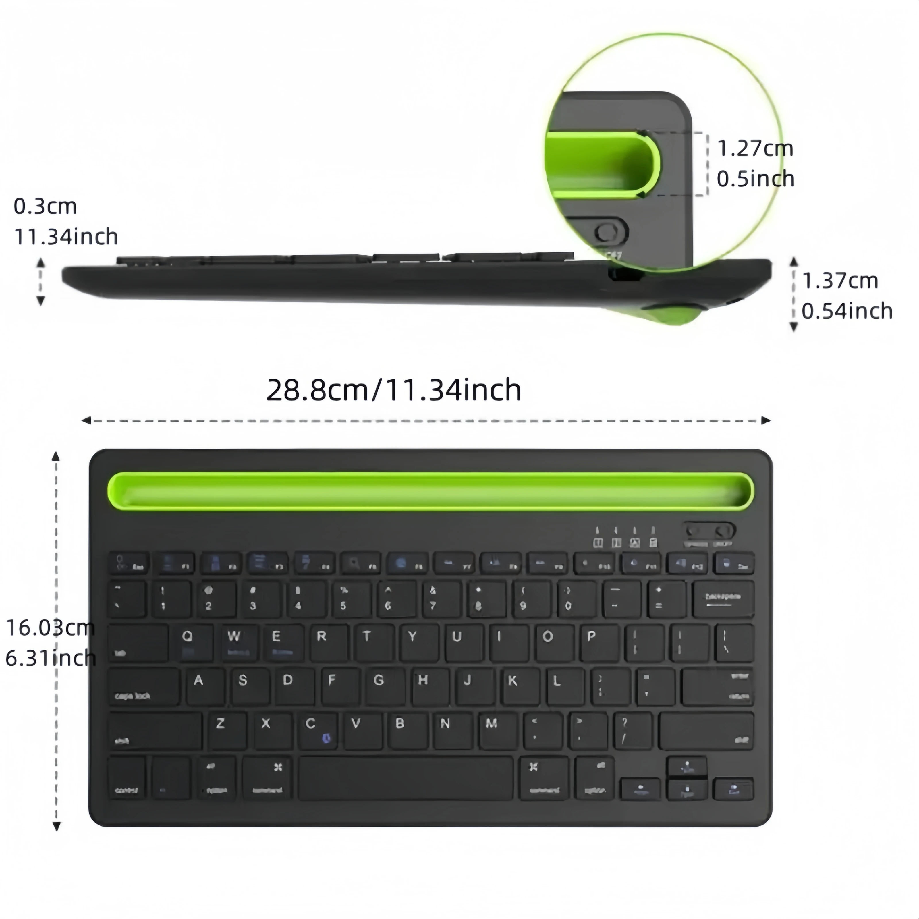 Bluetooth Keyboard Compatible  - Laptop Accessories Holder ulasan dan harga