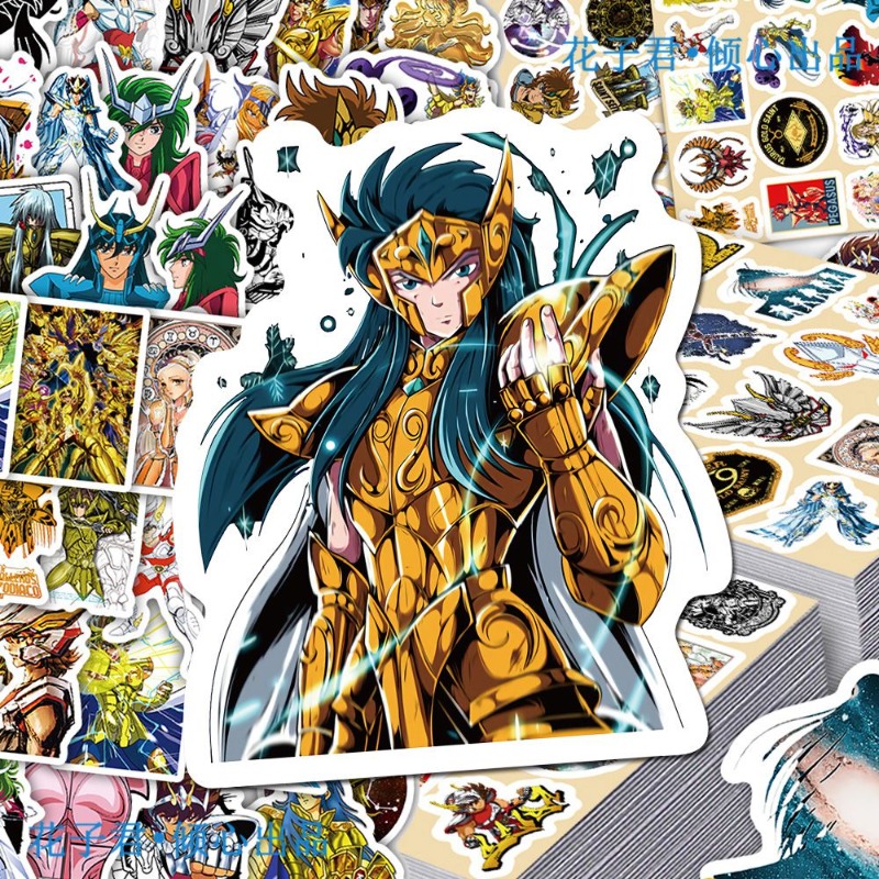 101Pcs Saint Seiya Anime Stick - Laptop Accessories ulasan dan harga
