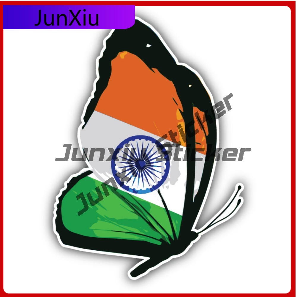 India Flag Butterfly Unique To - Laptop Accessories India ulasan dan harga