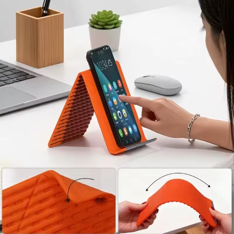 Lazy Portable Phone Stand Sili - Laptop Accessories Holder ulasan dan harga