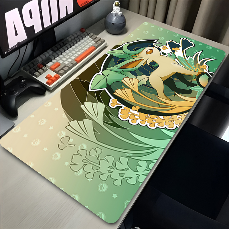 Mouse Pad Gamer P-pokemon Leaf - Laptop Accessories And Parts ulasan dan harga