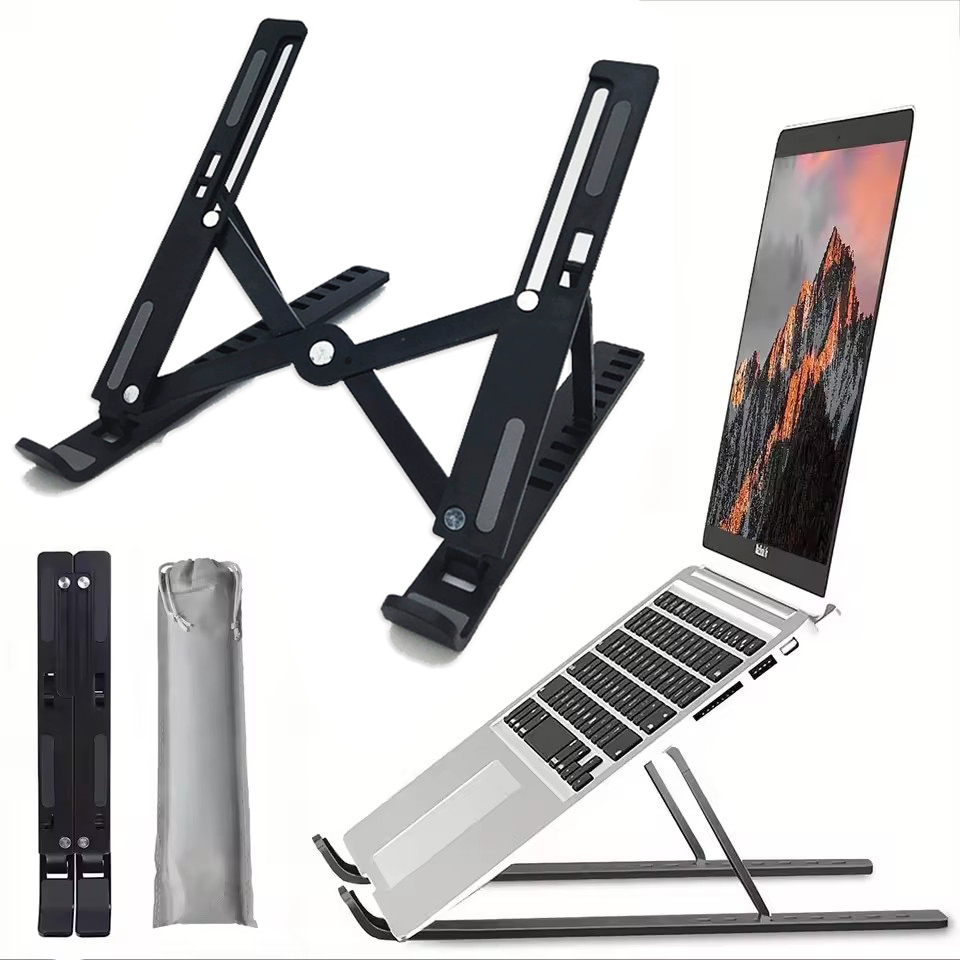Foldable Laptop Stand Adjustab - Laptop Accessories Table ulasan dan harga