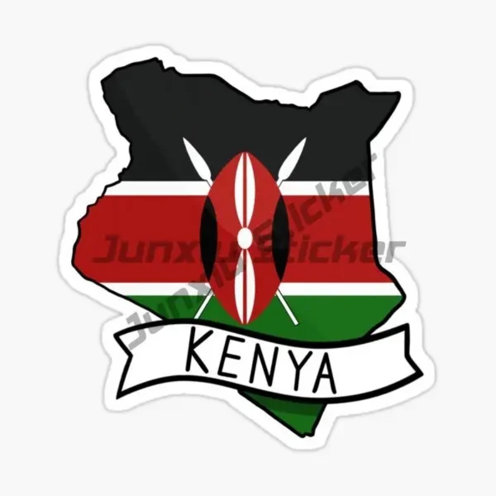Kenya Flag Map Emblem Creative - Laptop Accessories Kenya ulasan dan harga