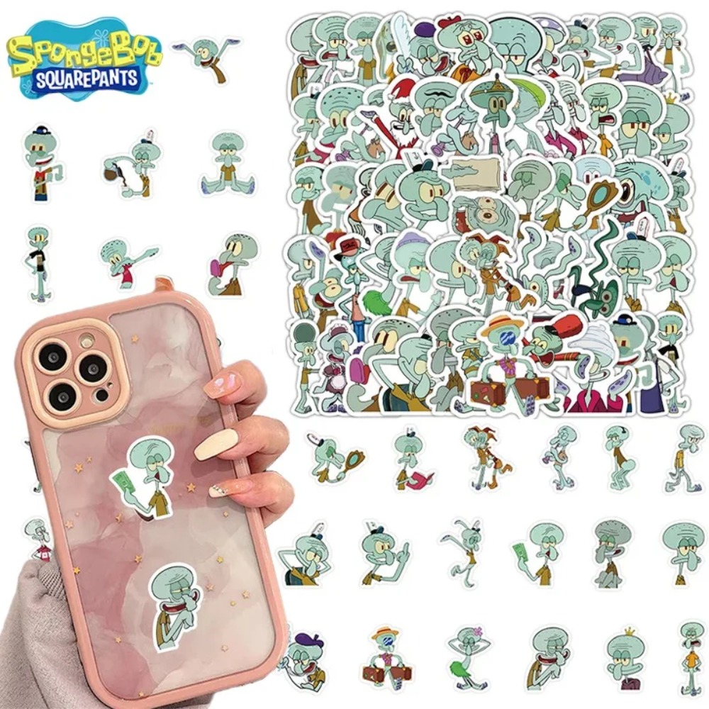 60Pcs SpongeBob Squidward Tent - Laptop Accessories And Parts ulasan dan harga