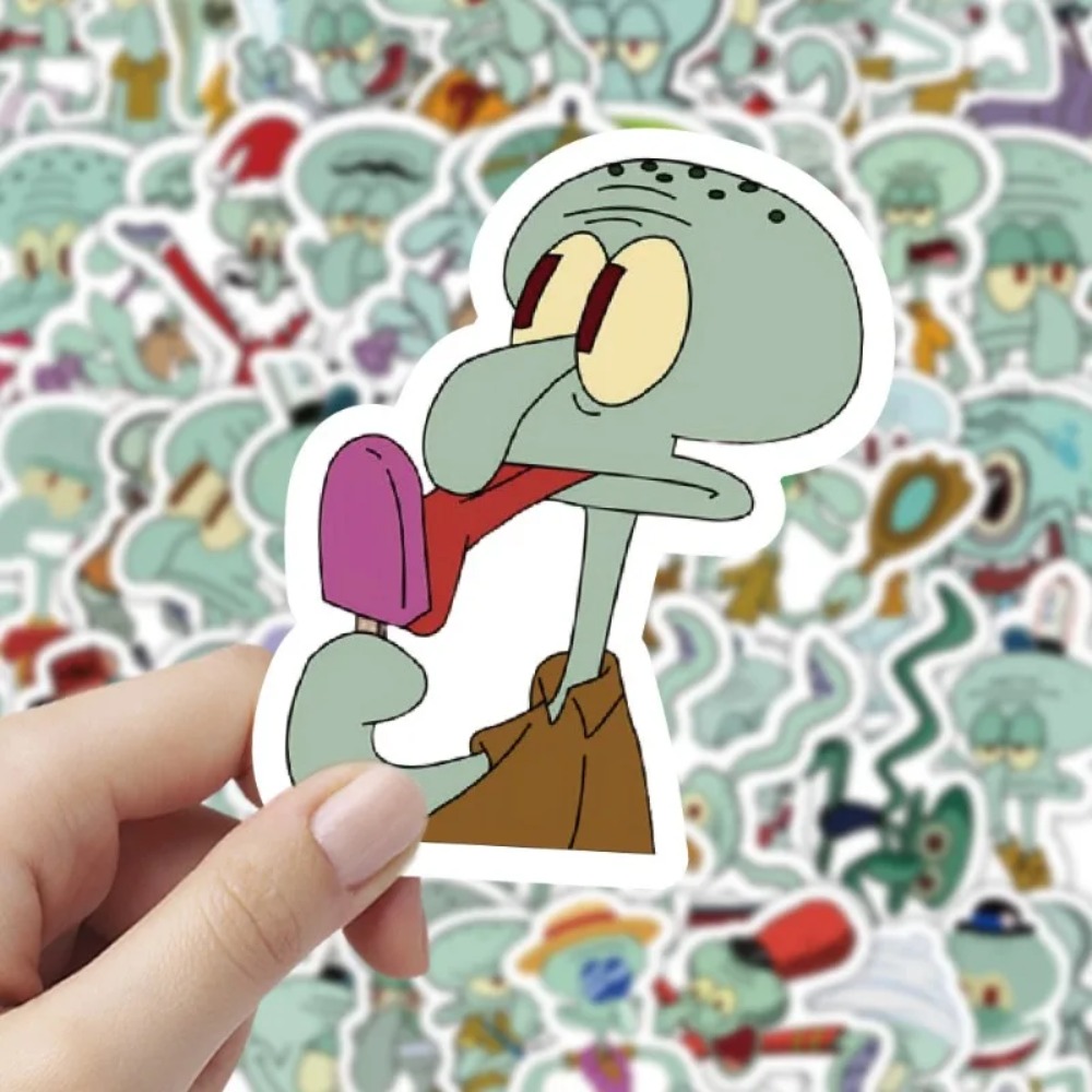60Pcs SpongeBob Squidward Tent - Laptop Accessories And Parts ulasan dan harga