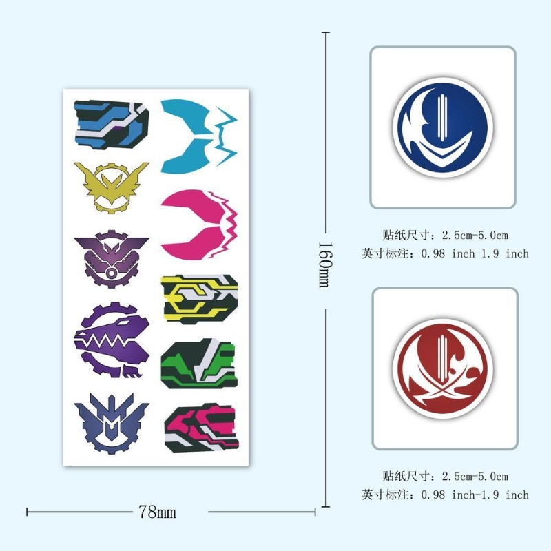 60 Sheets Kamen Rider Logo Sti - Laptop Accessories ulasan dan harga